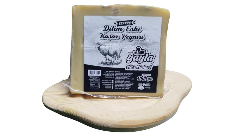 TRAKYA DİLİM ESKİ KAŞAR PEYNİRİ -1000GR